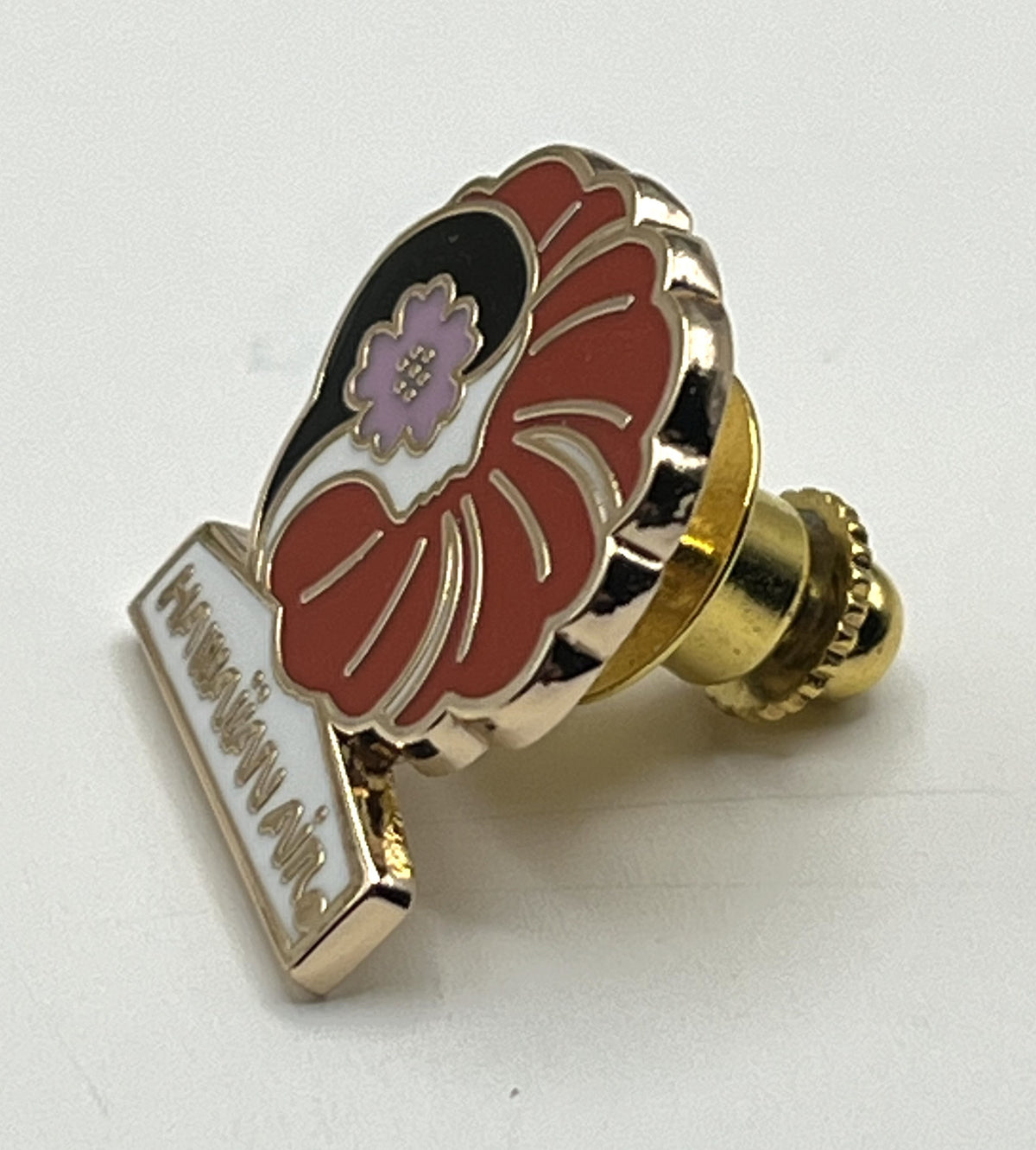 Hawaiian Airlines Pualani Logo Lapel Pin Cloisonné Repro Gift