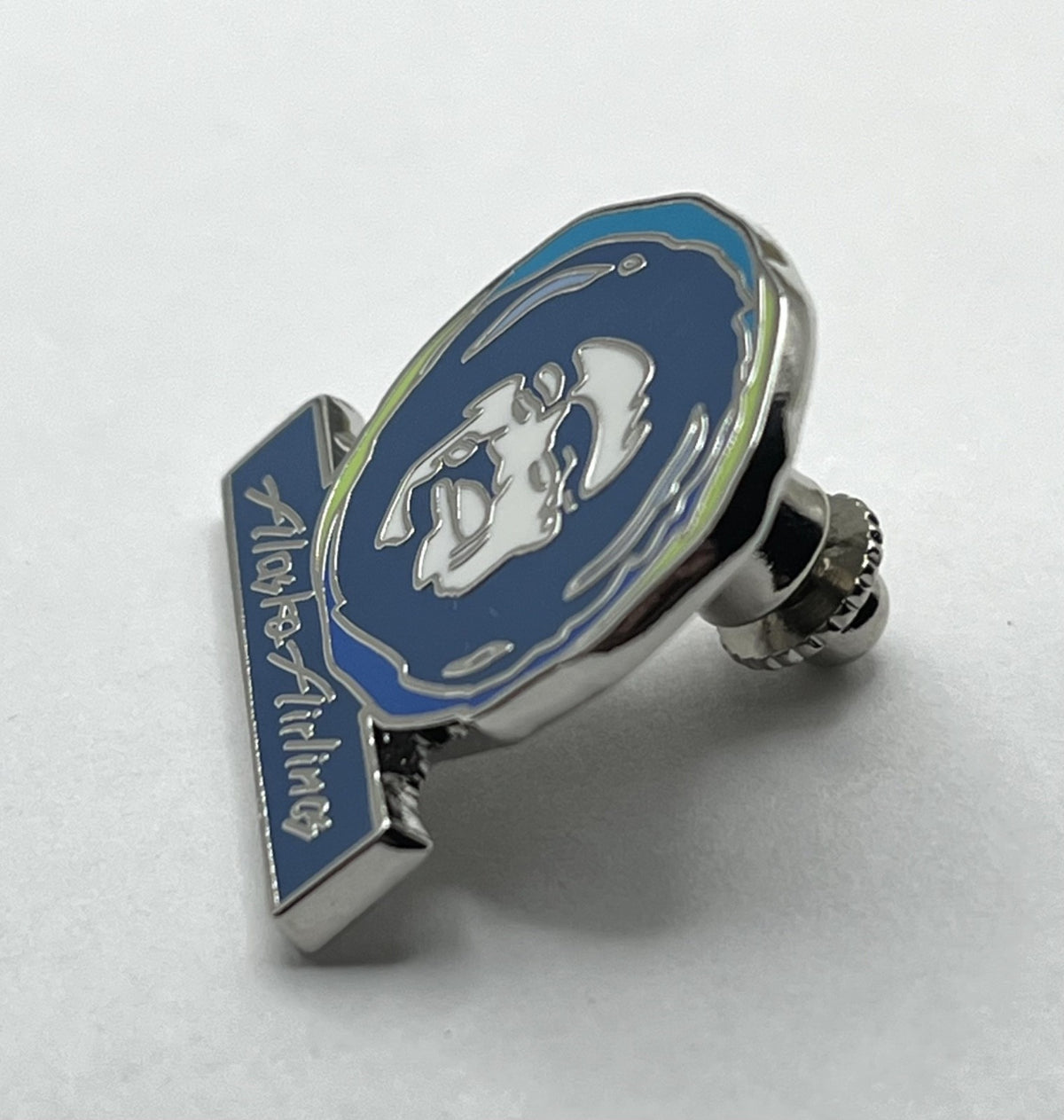 Alaska Airlines Classic Face Logo Lapel Pin Cloisonné Repro Gift