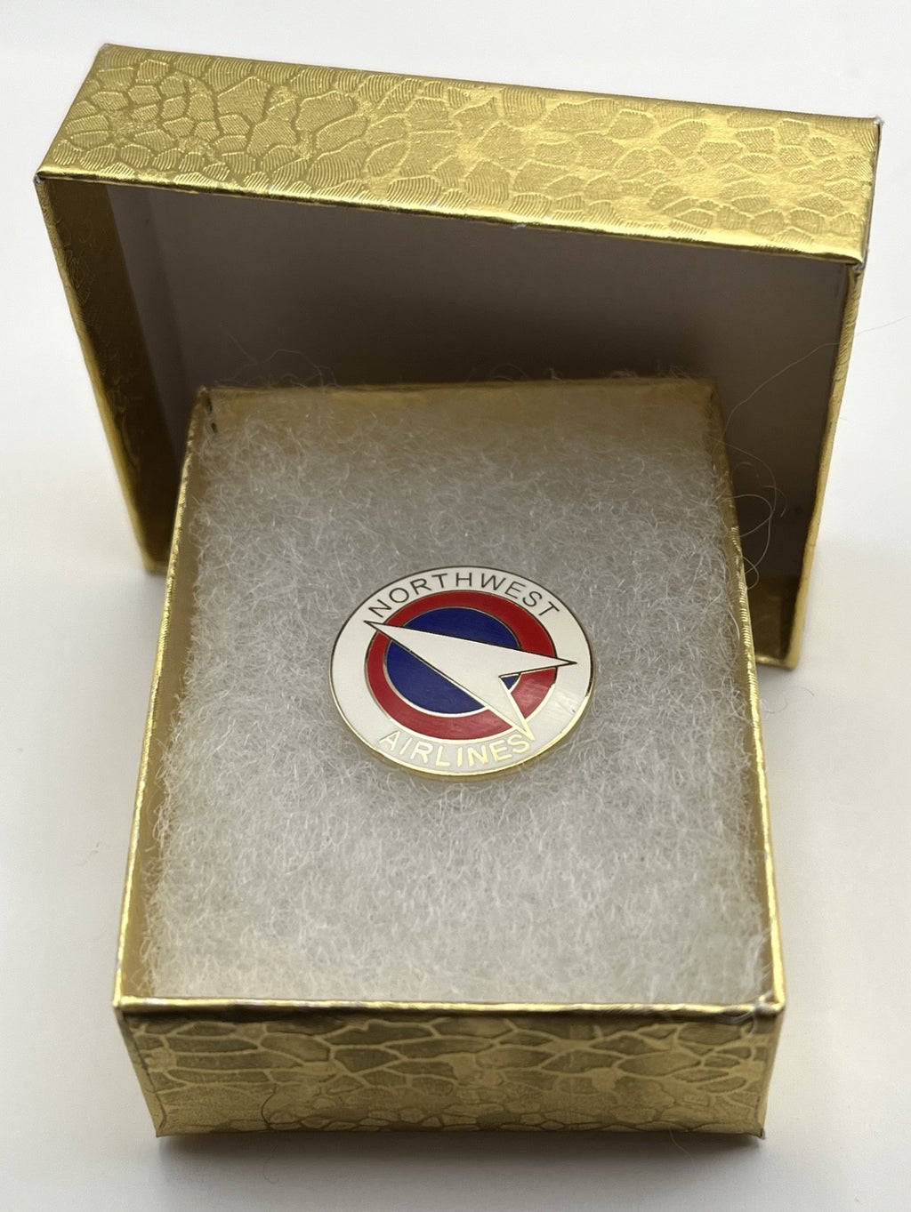 Northwest Airlines Compass Logo Lapel Pin Cloisonné Repro Gift