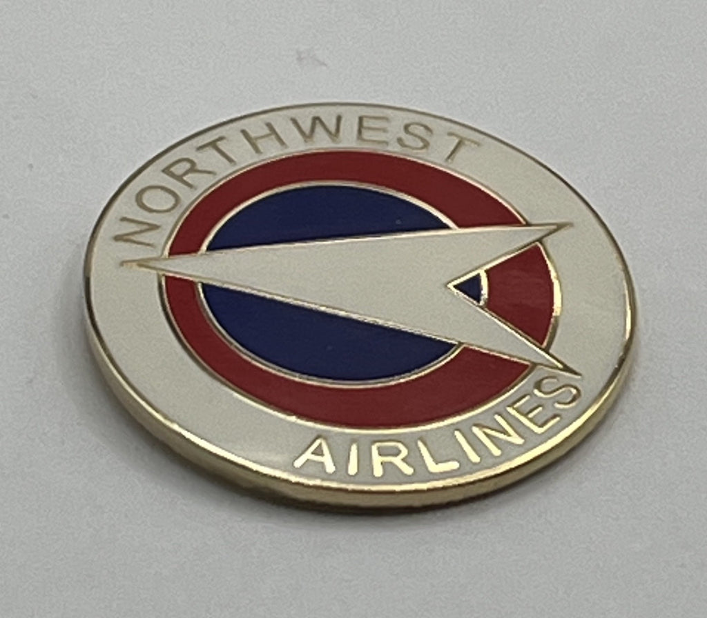 Northwest Airlines Compass Logo Lapel Pin Cloisonné Repro Gift
