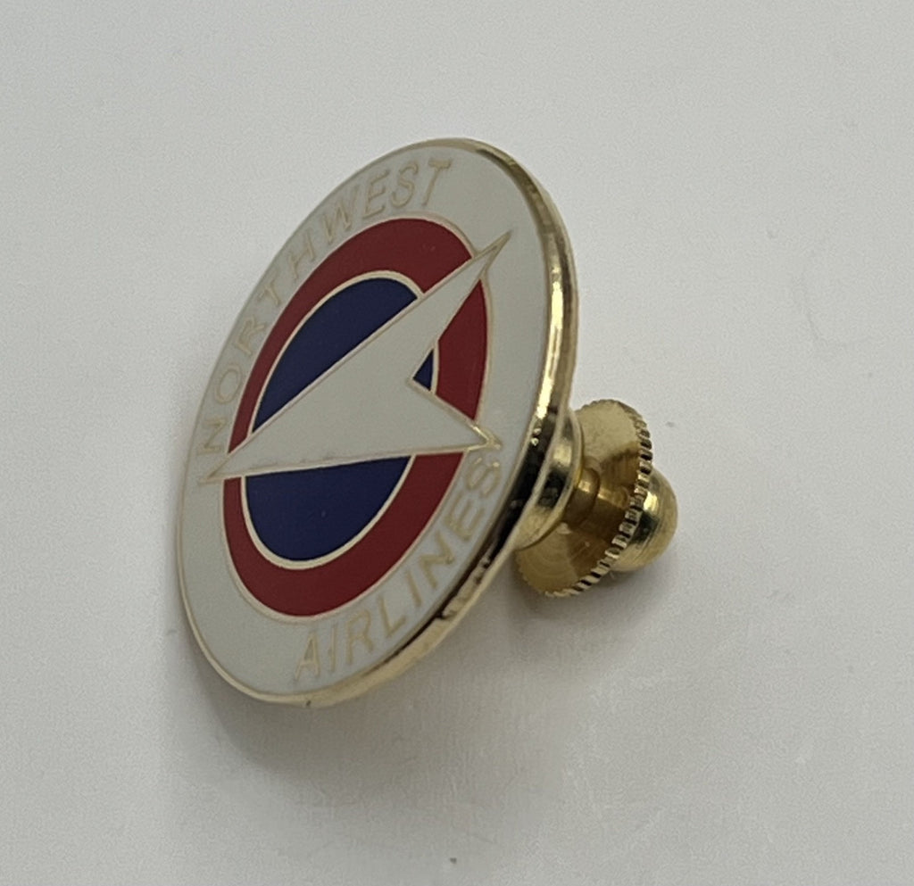 Northwest Airlines Compass Logo Lapel Pin Cloisonné Repro Gift