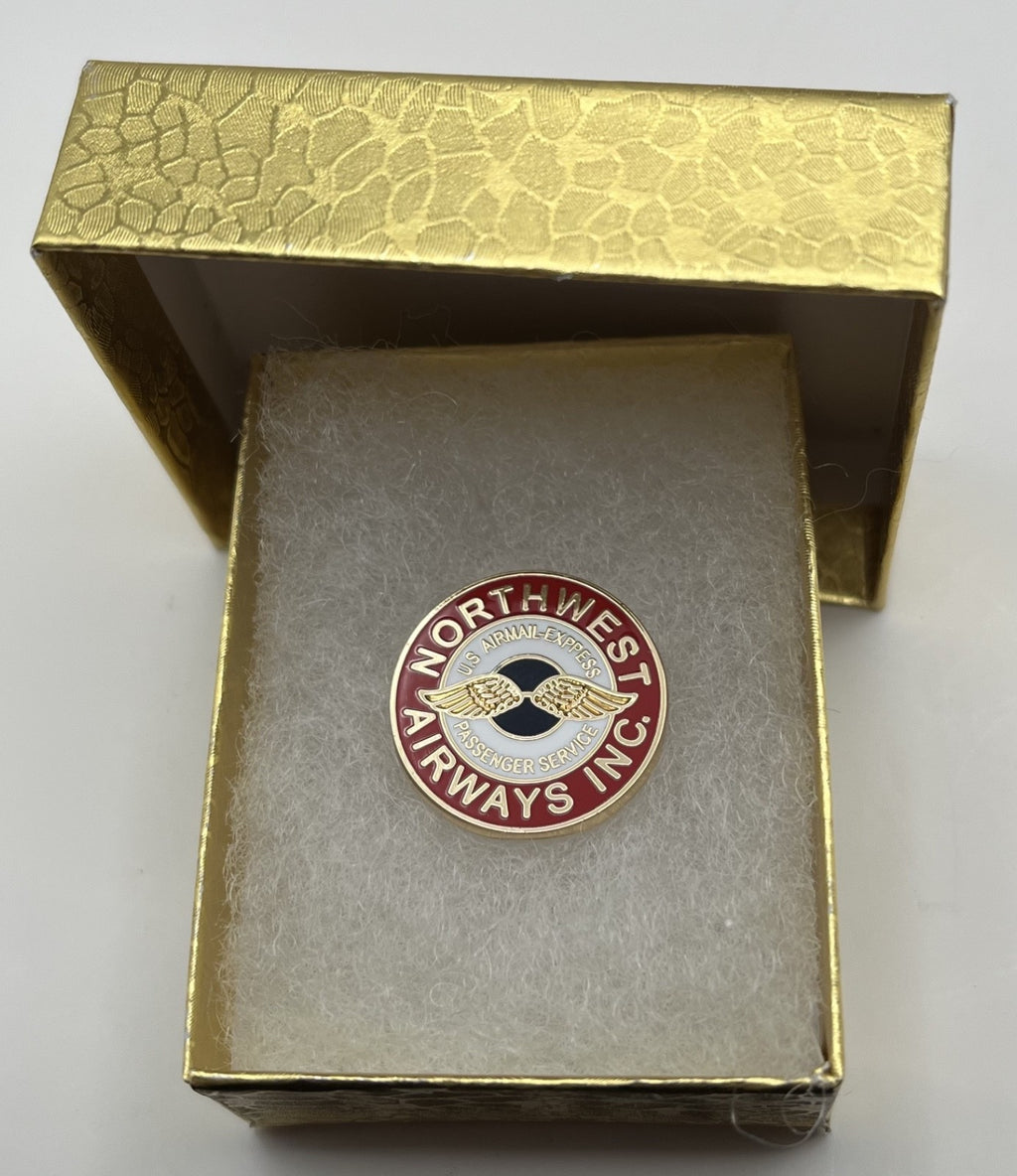 Northwest Airways Inc Airmail Express Wings Logo Lapel Pin Repro Airlines Gift