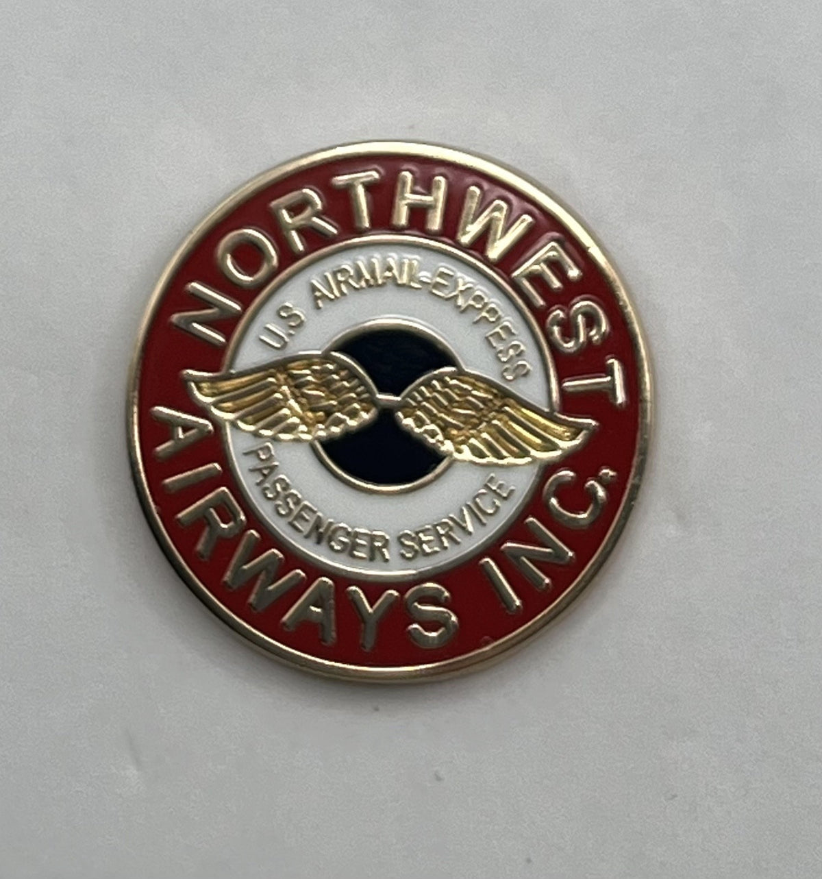 Northwest Airways Inc Airmail Express Wings Logo Lapel Pin Repro Airlines Gift