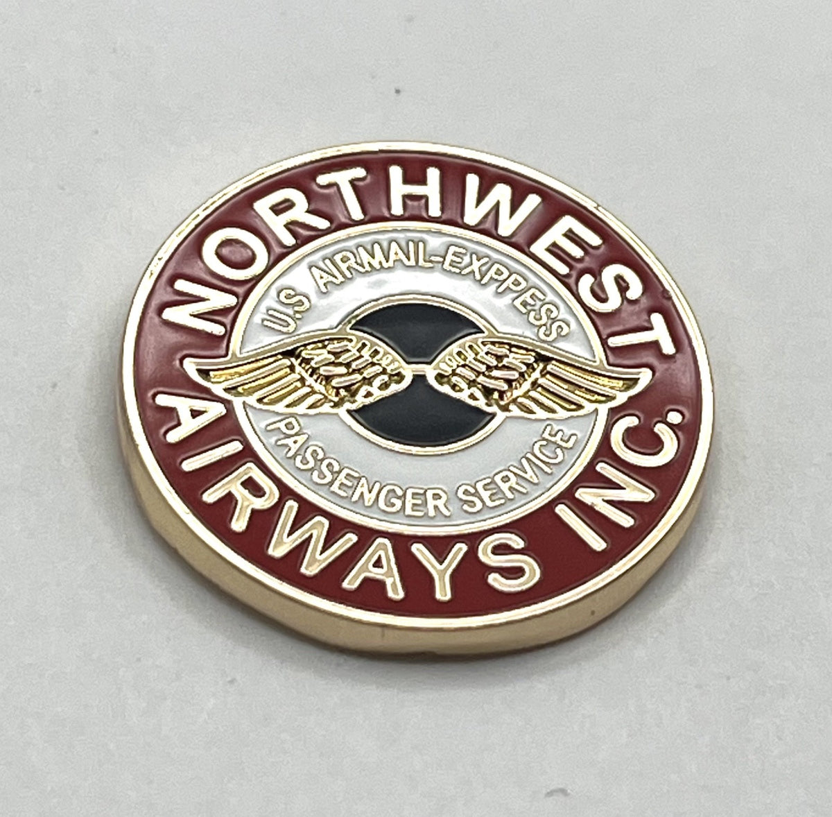 Northwest Airways Inc Airmail Express Wings Logo Lapel Pin Repro Airlines Gift