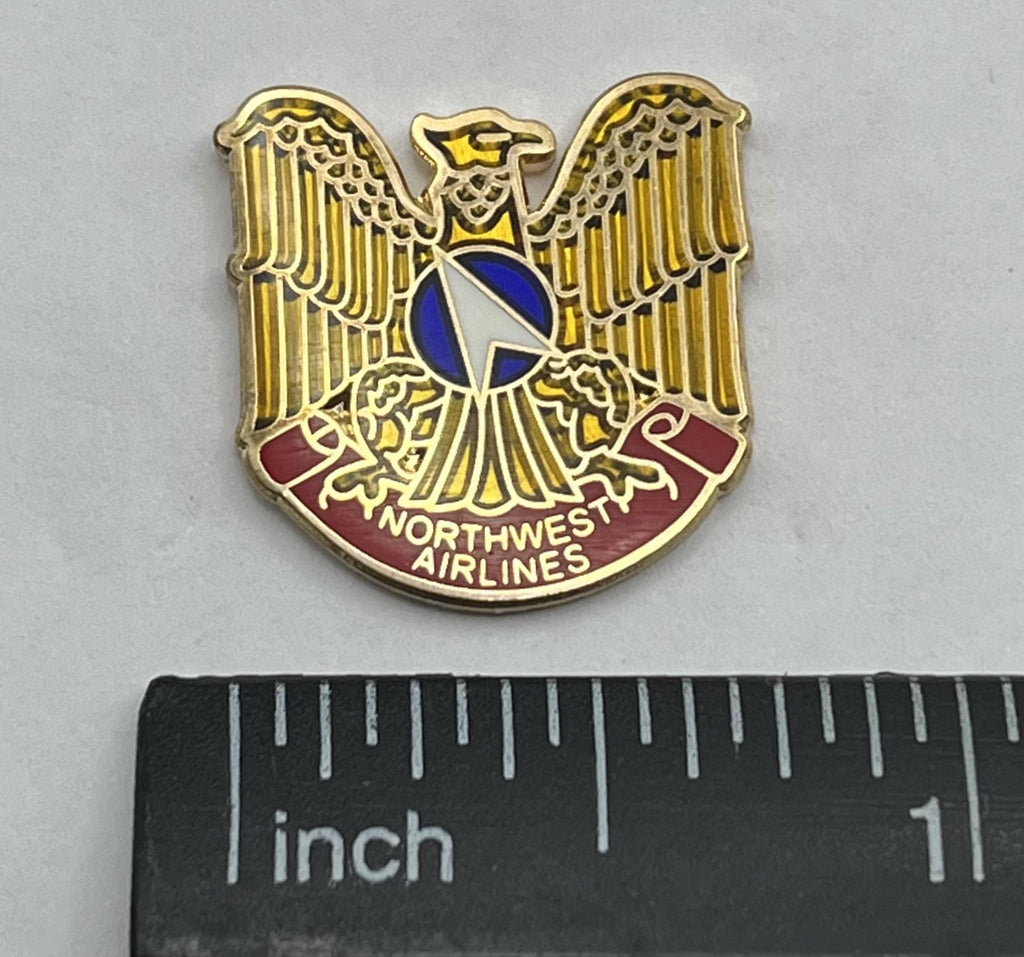 Northwest Airlines Eagle Crest Logo Lapel Pin Cloisonné Repro Gift