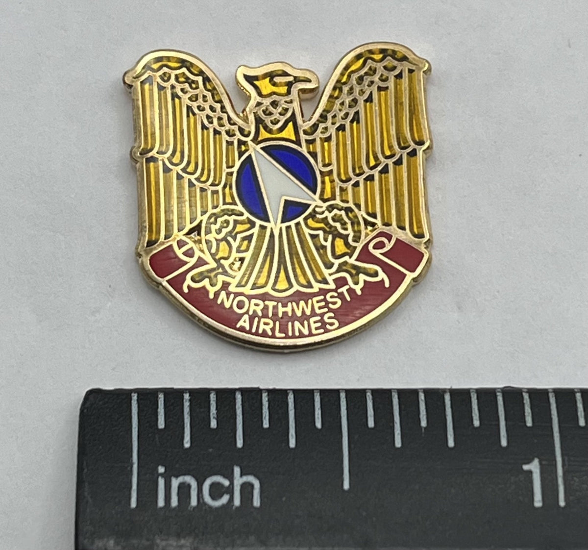 Northwest Airlines Eagle Crest Logo Lapel Pin Cloisonné Repro Gift
