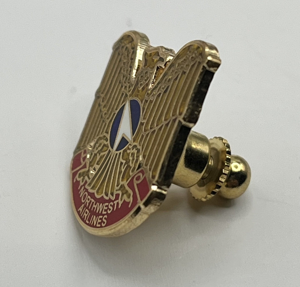 Northwest Airlines Eagle Crest Logo Lapel Pin Cloisonné Repro Gift