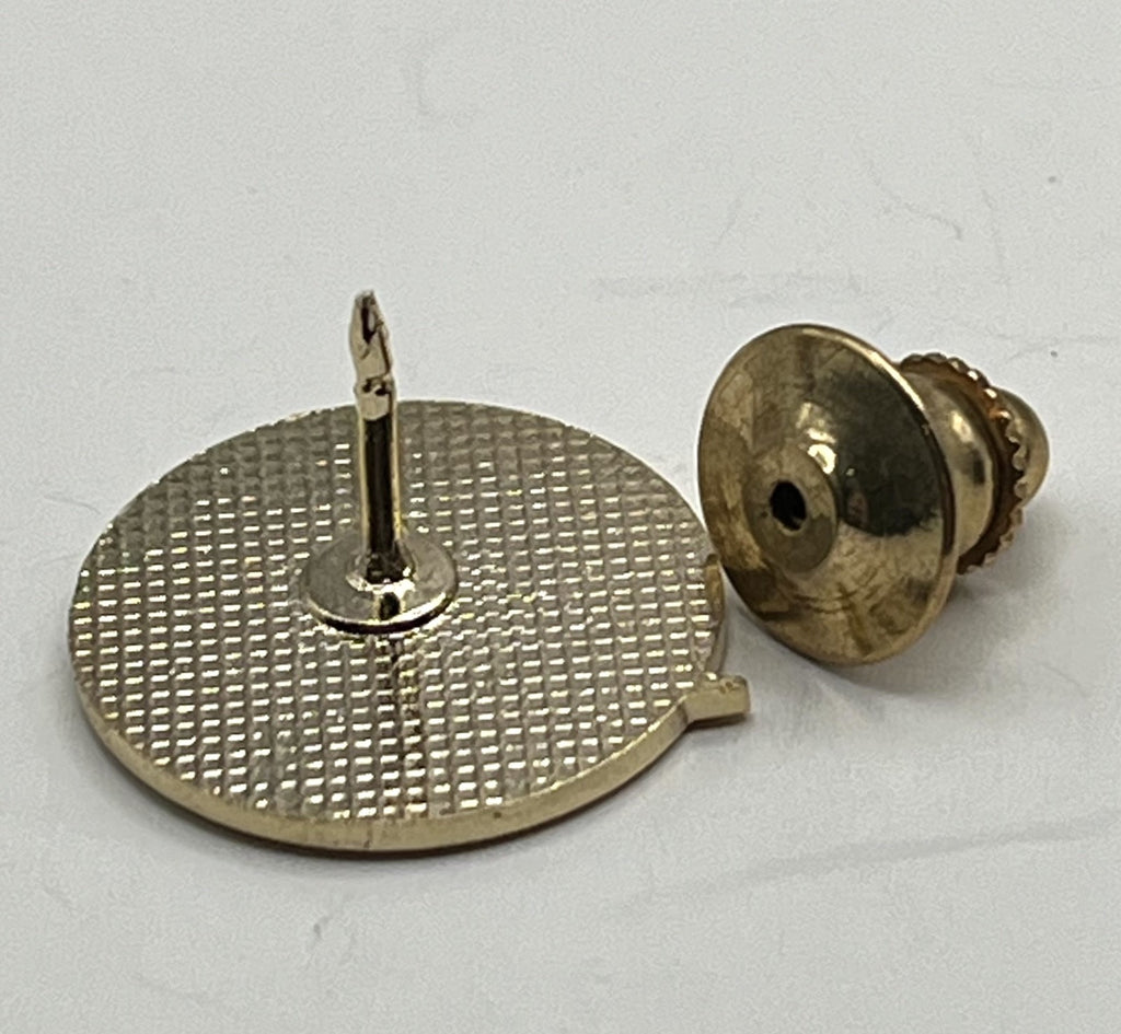 Northwest Airlines Red Tailfin Circle Logo Lapel Pin Repro Gift