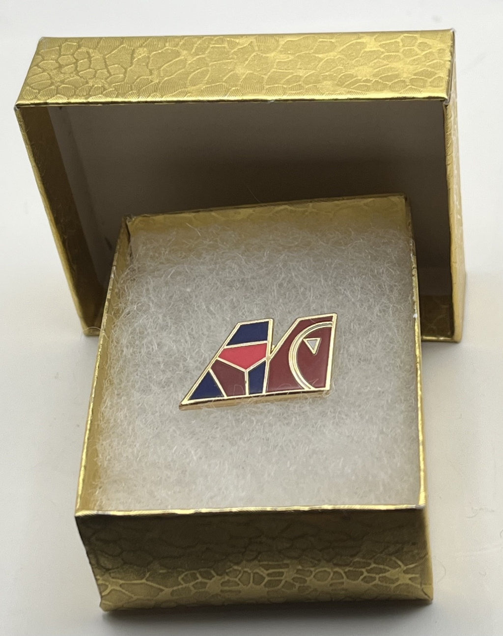 Northwest Airlines Geometric Tail Logo Lapel Pin Cloisonné Repro Gift