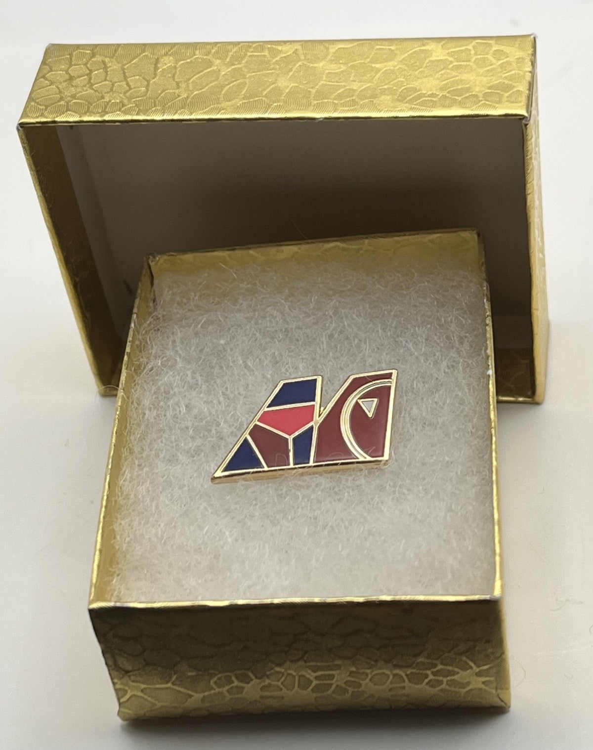 Northwest Airlines Geometric Tail Logo Lapel Pin Cloisonné Repro Gift