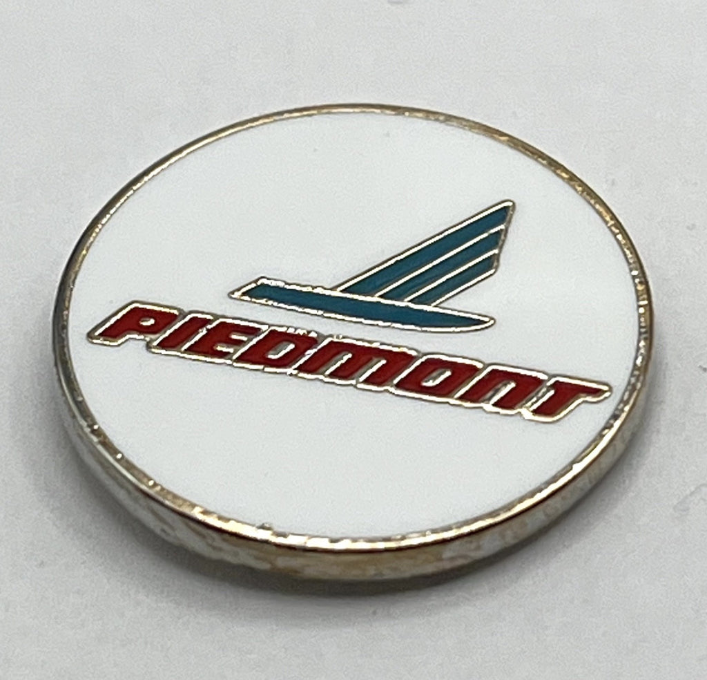 Piedmont Airlines Wordmark Wing Logo Lapel Pin Cloisonné Repro Gift