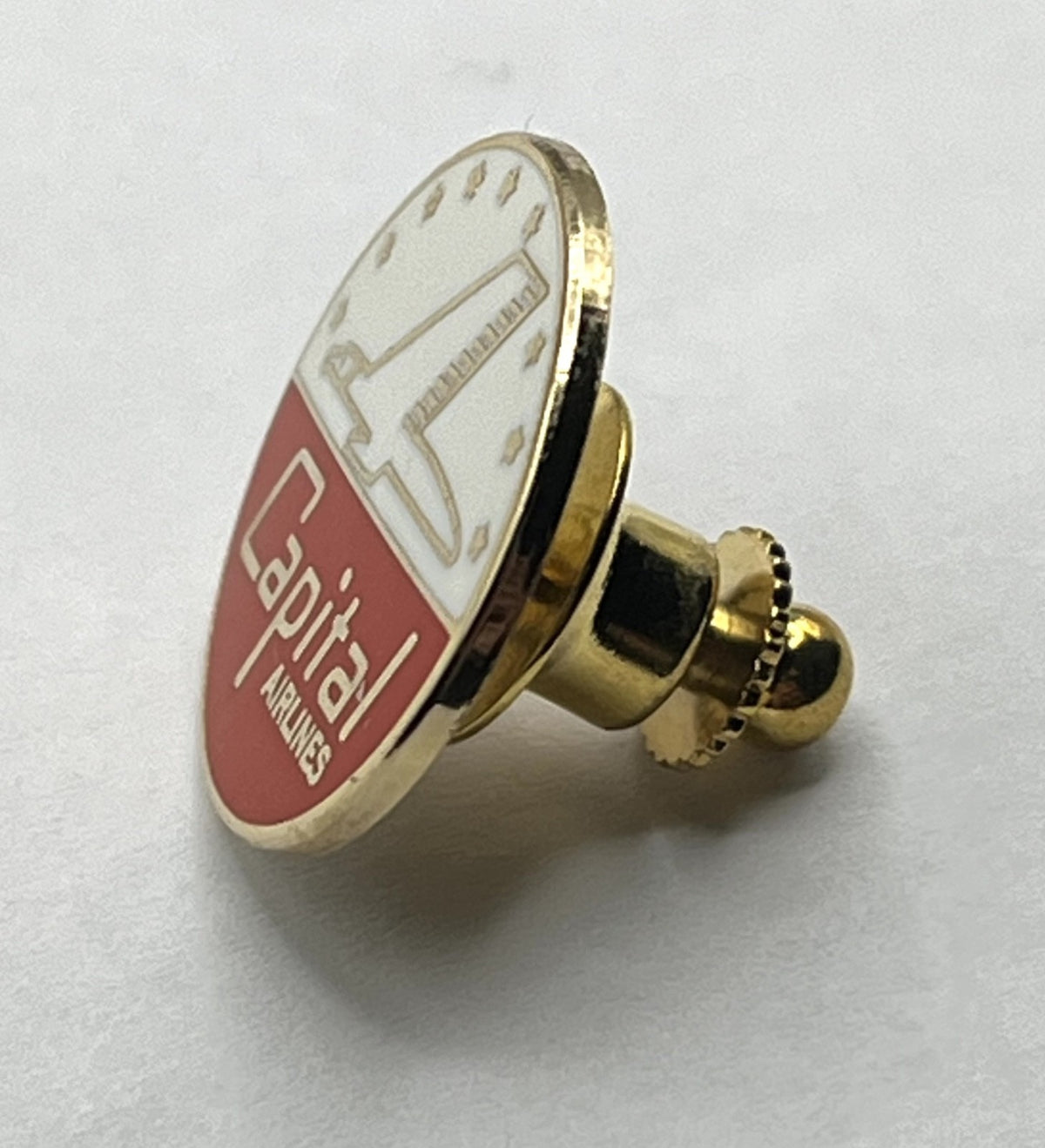Capital Airlines Jet Stars Logo Lapel Pin Cloisonné Repro Gift