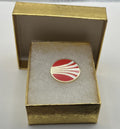 Continental Airlines Red Speed Lines Logo Lapel Pin Repro Gift