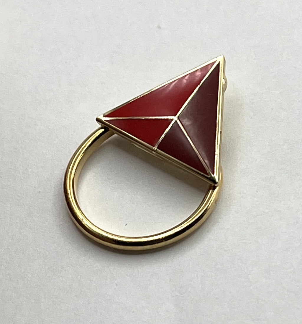 Delta Air Lines Widget Eyeglass Holder Lapel Pin Cloisonné Repro Gift