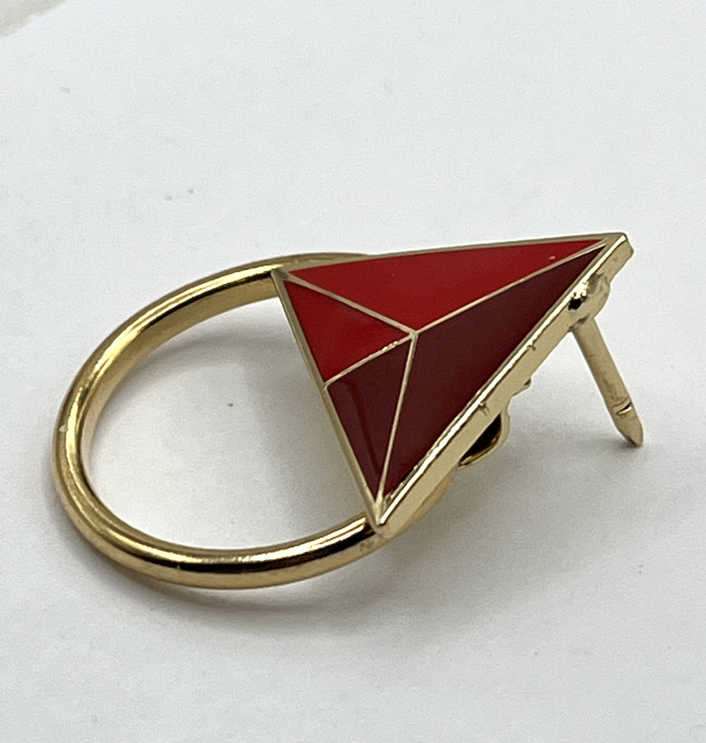 Delta Air Lines Widget Eyeglass Holder Lapel Pin Cloisonné Repro Gift
