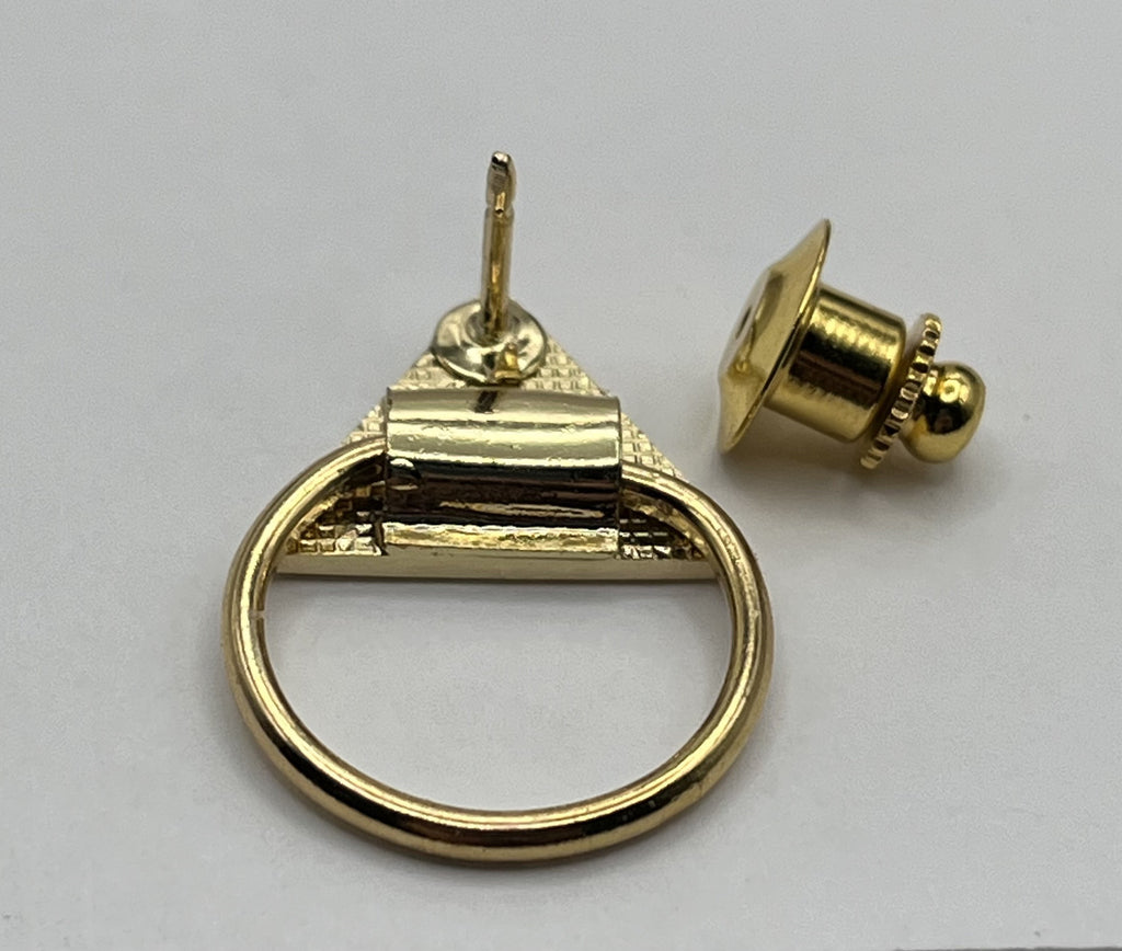 Delta Air Lines Widget Eyeglass Holder Lapel Pin Cloisonné Repro Gift