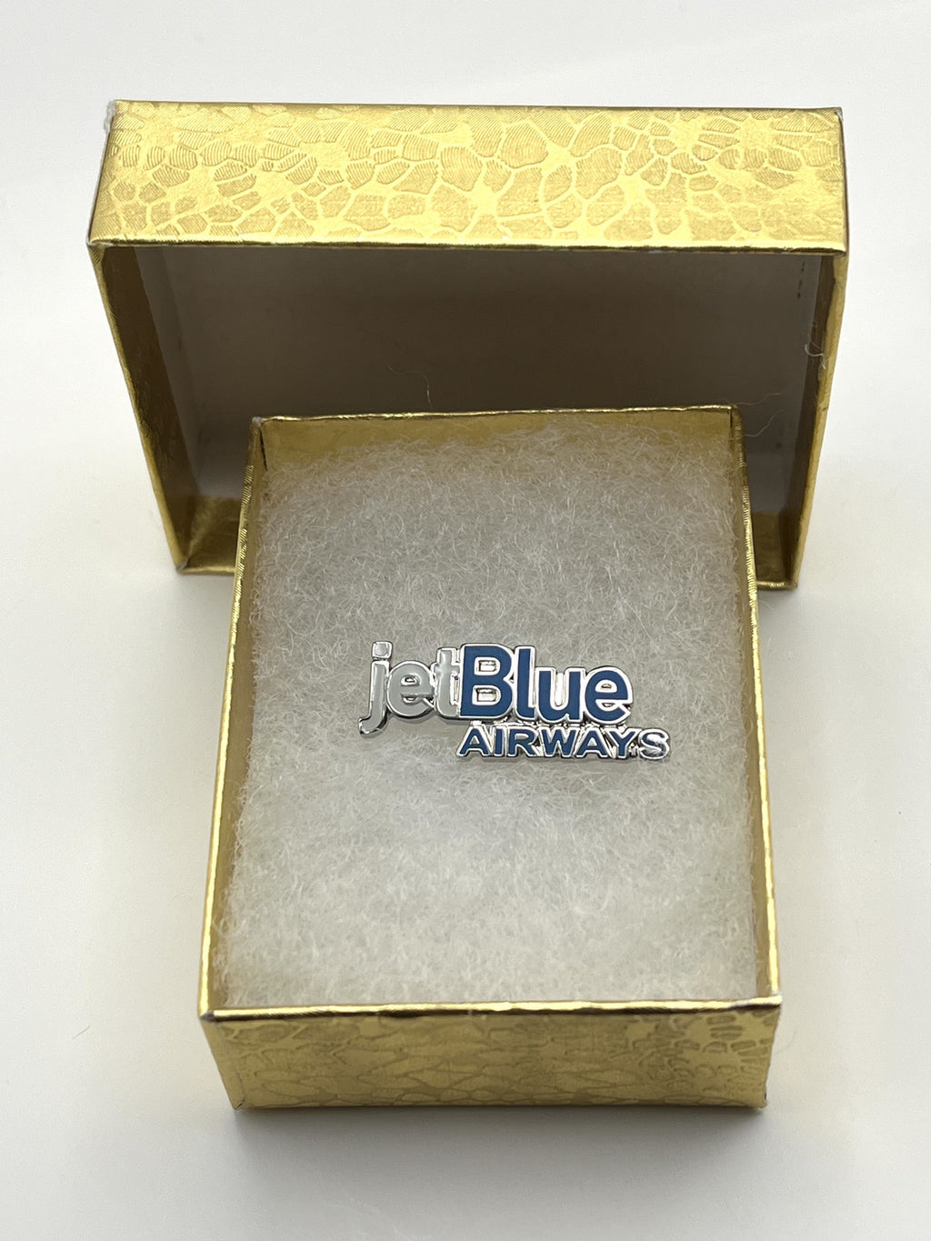 JetBlue Airways Logo Lapel Pin Cloisonné Repro Gift