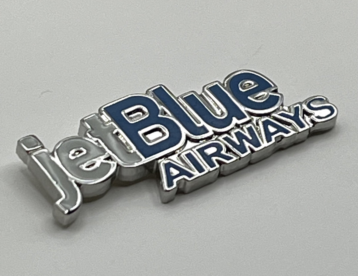 JetBlue Airways Logo Lapel Pin Cloisonné Repro Gift