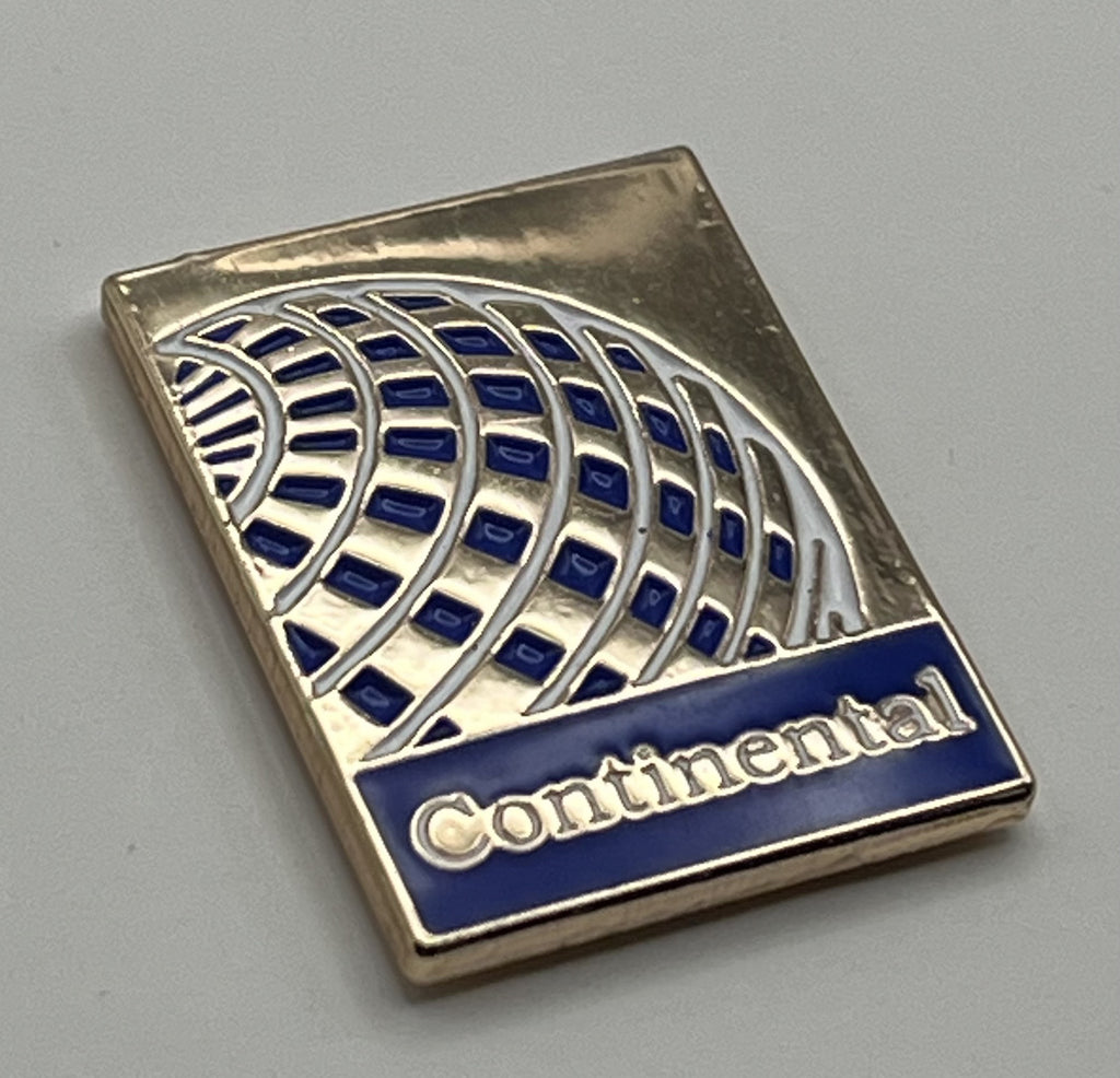 Continental Airlines Globe Logo Lapel Pin Cloisonné Repro Gift
