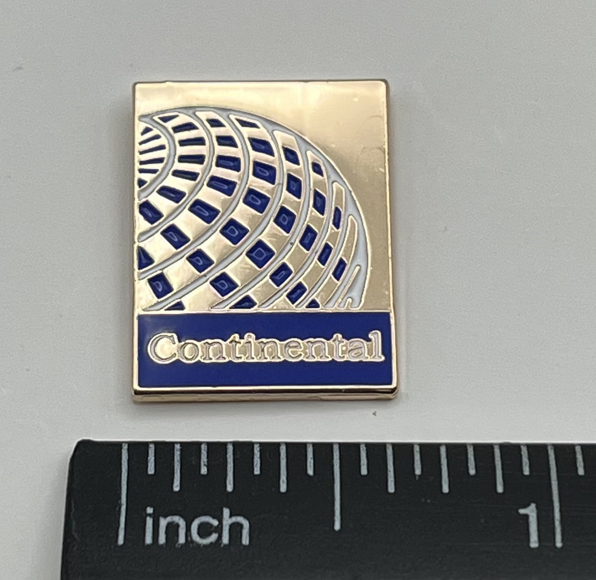 Continental Airlines Globe Logo Lapel Pin Cloisonné Repro Gift