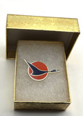 North Central Airlines Red Circle Jet Logo Lapel Pin – Repro Gift