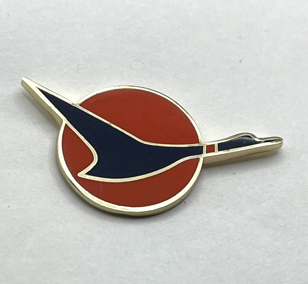 North Central Airlines Red Circle Jet Logo Lapel Pin – Repro Gift