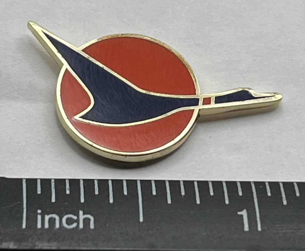 North Central Airlines Red Circle Jet Logo Lapel Pin – Repro Gift