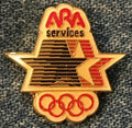 ARA Services 1984 Los Angeles Olympic sponsor pin