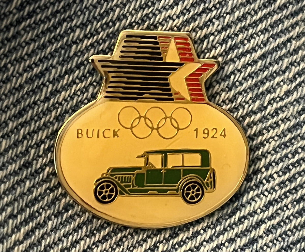 1924 Buick car pin from the 1984 Los Angeles Olympic commemorative set