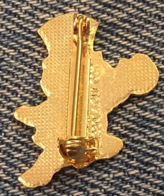 Sam the Eagle handball cut-out brooch pin from the 1984 Los Angeles Olympics (photo 2)