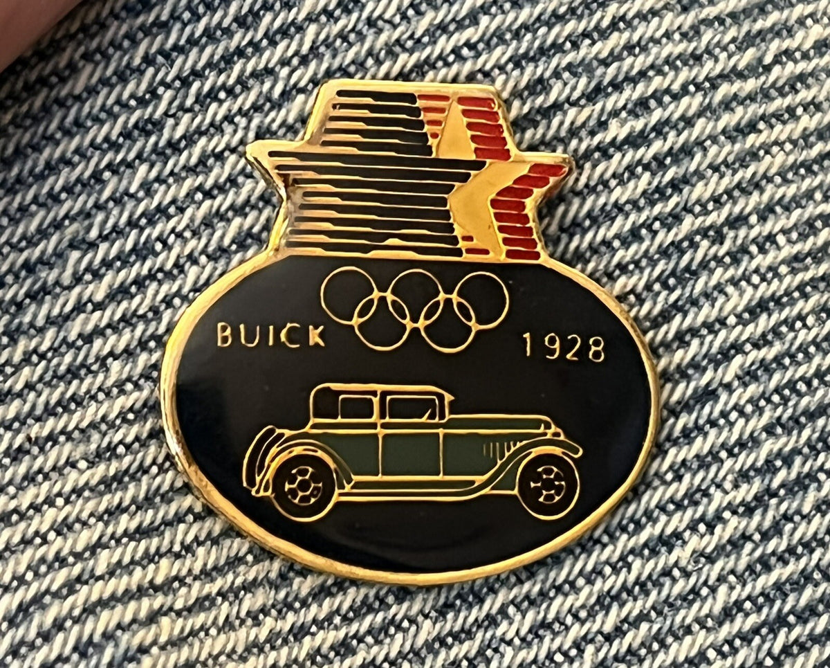 1928 Buick car pin from the 1984 Los Angeles Olympic commemorative set