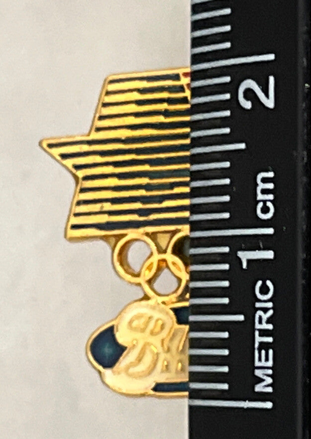 Buick Stars in Motion 1984 Los Angeles Olympic sponsor pin (photo 4)