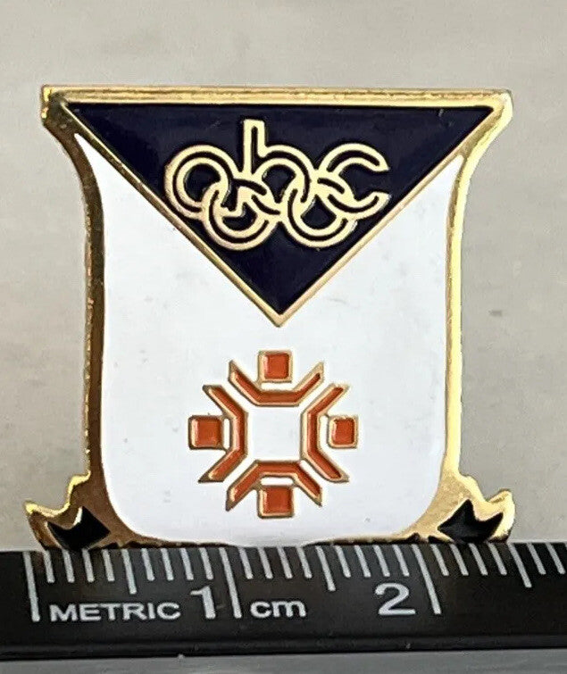 abc Sports Sarajevo 1984 Winter Olympic media pin (photo 3)