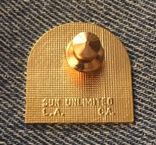 Discus USC venue pin from the 1984 Los Angeles Olympics on original card (photo 4)