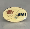 AMI Stars in Motion 1984 Los Angeles Olympic sponsor pin