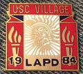 LAPD USC Village law enforcement pin from the 1984 Los Angeles Olympics