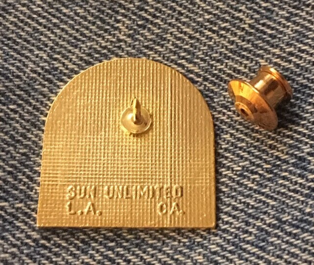 Discus USC venue pin from the 1984 Los Angeles Olympics on original card (photo 5)