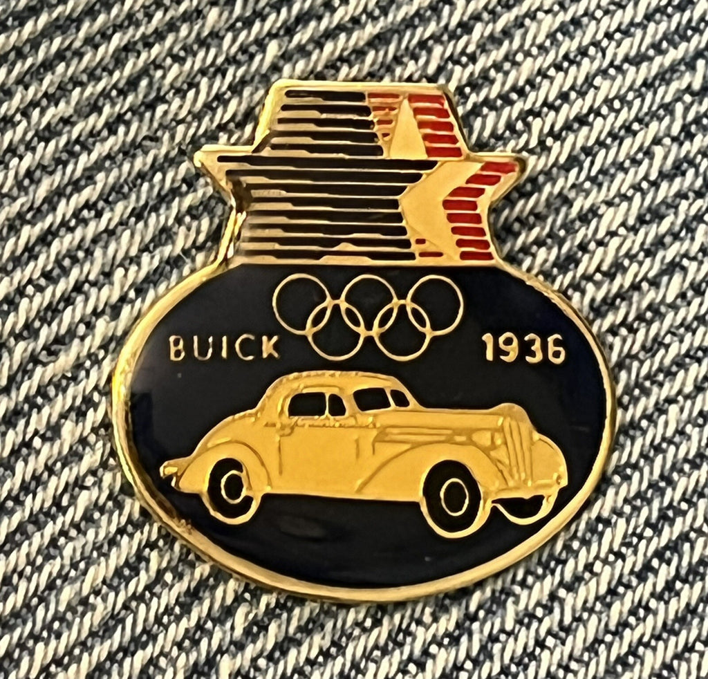 1936 Buick car pin from the 1984 Los Angeles Olympic commemorative set