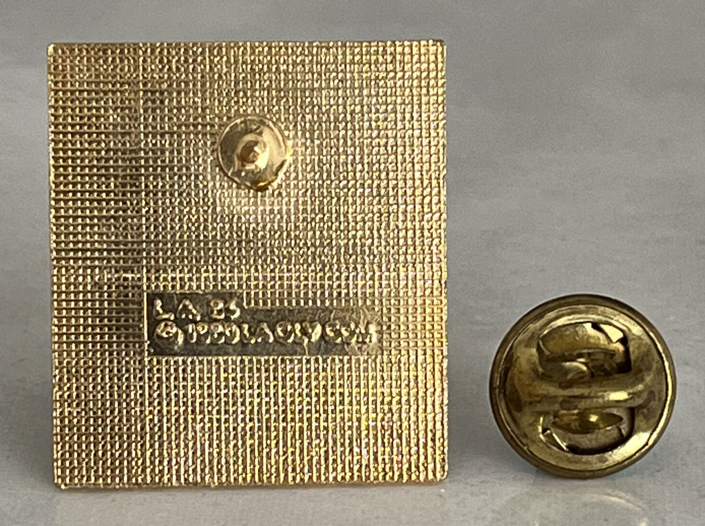 Sanyo Sam the Eagle 1984 Los Angeles Olympic sponsor pin (photo 6)