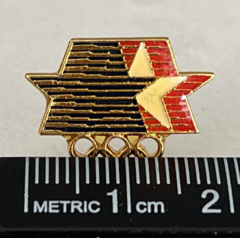 Buick Stars in Motion 1984 Los Angeles Olympic sponsor pin (photo 3)