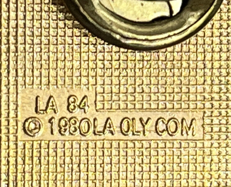 M&M's Stars in Motion 1984 Los Angeles Olympic sponsor pin (photo 8)