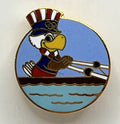 1984 Los Angeles Olympic Pin - Sam the Eagle Rowing