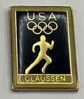 1992 USA Olympic Team Sponsor Pin ~ Claussen ~ Track and Field ~ Oscar Mayer