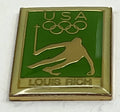 1992 USA Olympic Team Sponsor Pin ~ Louis Rich ~ Alpine Skiing ~ Oscar Mayer