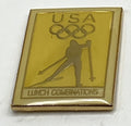 1992 USA Olympic Team Sponsor Pin ~ Lunch Combinations ~ Cross-Country Skiing ~ Oscar Mayer