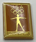 1992 USA Olympic Team Sponsor Pin ~ Louis Kemp ~ Figure Skating ~ Oscar Mayer