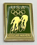 1992 USA Olympic Team Sponsor Pin ~ Oscar Mayer ~ Cycling ~ Louis Rich