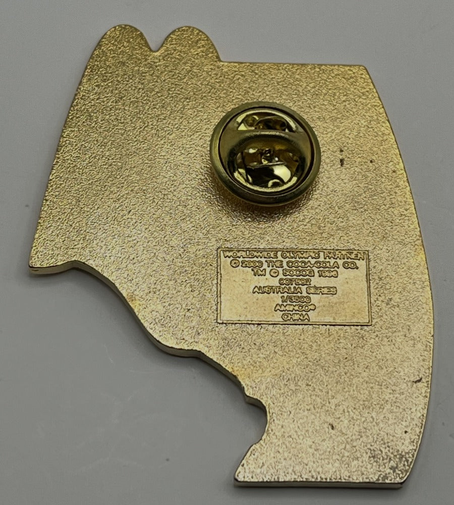 2000 Sydney Olympic Coca-Cola Day 1 Pin, Coke Bottle Puzzle Pin with McDonald's (16 Sept 2000)