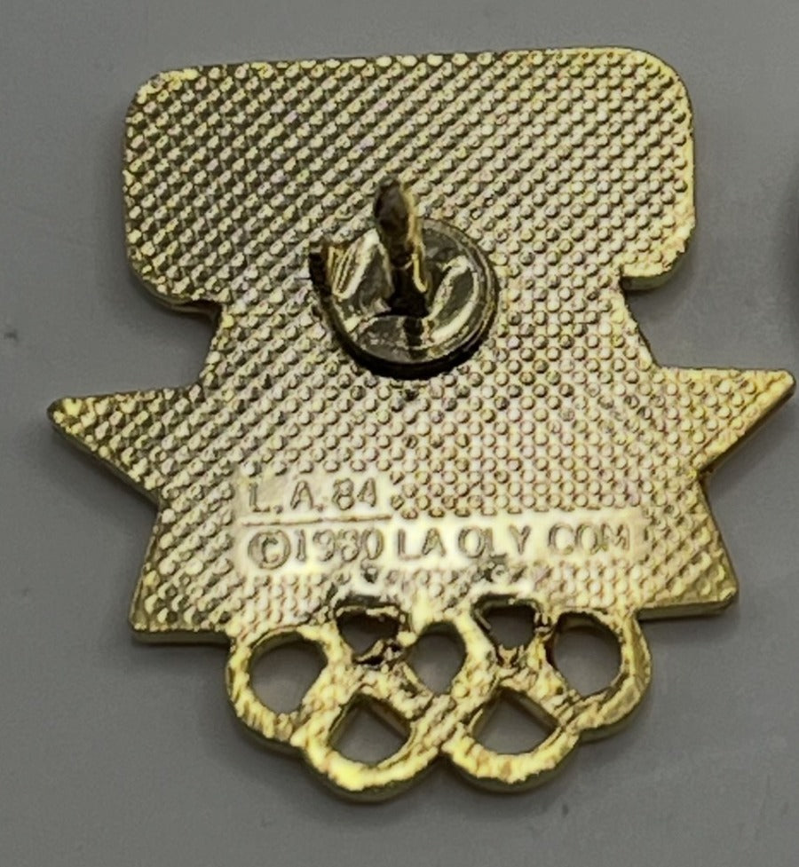 1984 Los Angeles Olympic Sponsor Pin ~ Arizona Sparkling Water Stars in Motion Logo