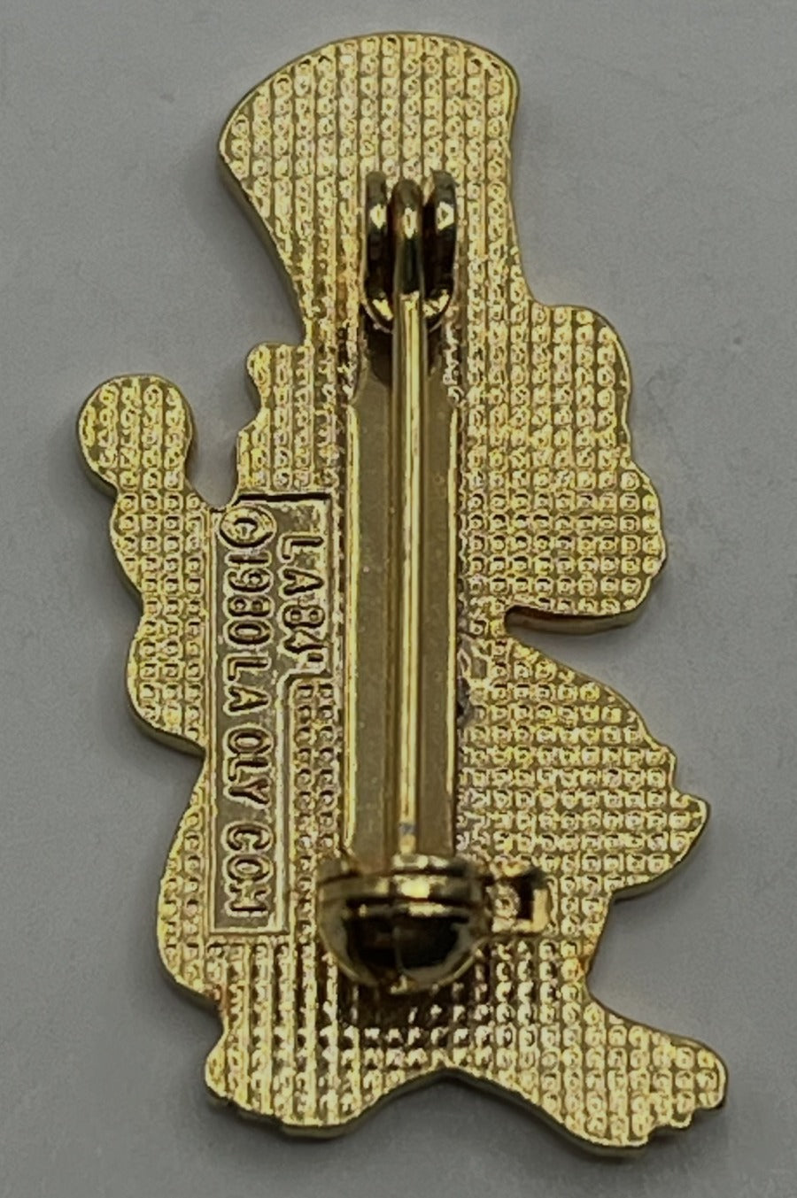 1984 Los Angeles Olympic Sam the Eagle Press Pose Pin ~ Microphone ~ LAOOC
